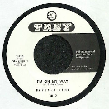 Dane ,Barbara - I'm On My Way + 1 ( 3 Trey Rec Repr )